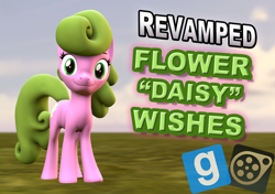 Size: 854x600 | Tagged: safe, artist:pika-robo, daisy, flower wishes, pony, g4, 3d, download at source, downloadable, female, gmod, revamped ponies, solo, source filmmaker, source filmmaker resource