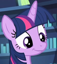 Size: 694x779 | Tagged: safe, screencap, twilight sparkle, alicorn, pony, a flurry of emotions, g4, season 7, adorkable, cropped, cute, dork, female, mare, smiling, solo, twiabetes, twilight sparkle (alicorn), twilight's castle