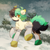 Size: 2000x2000 | Tagged: safe, artist:quinnai, oc, oc only, oc:wing sprout, earth pony, pony, bandaid, big tail, chest fluff, christmas, clothes, cute, detailed, detailed background, dyed mane, ear fluff, fluffy tail, high res, holiday, night, original character do not steal, raised hoof, shading, short hair, snow, snowfall, socks, solo, sprout, tail, winter