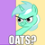 Size: 1298x1298 | Tagged: safe, artist:velgarn, lyra heartstrings, pony, unicorn, g4, bad day at cat rock, big eyes, caption, food, image macro, l.u.l.s., meme, mischievous, oats, ponified meme, simple background, smug, solo, text, that fucking cat, that pony sure does love oats, tom and jerry