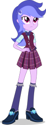 Size: 1478x3975 | Tagged: safe, artist:starcollider, sea swirl, seafoam, human, equestria girls, g4, my little pony equestria girls: friendship games, .svg available, clothes, crystal prep academy uniform, equestria girls-ified, female, full body, school uniform, shoes, simple background, skirt, socks, solo, svg, transparent background, vector