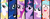 Size: 1280x480 | Tagged: safe, artist:j2xp, cozy glow, princess cadance, princess celestia, princess flurry heart, princess luna, twilight sparkle, alicorn, pony, g4, alicornified, cozycorn, one of these things is not like the others, race swap, twilight sparkle (alicorn)