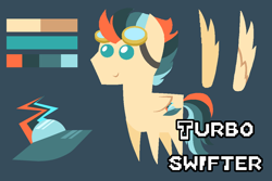 Size: 1080x720 | Tagged: safe, oc, oc:turbo swifter, pegasus, pony, goggles, pegasus oc, pointy ponies