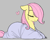 Size: 455x363 | Tagged: artist needed, safe, fluttershy, butterfly, pegasus, pony, g4, aggie.io, blanket, blanket burrito, cute, eyes closed, female, floppy ears, gray background, hair over one eye, lying down, mare, prone, shyabetes, simple background, sleeping, smiling, solo