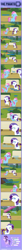 Size: 1205x13455 | Tagged: safe, artist:estories, rainbow dash, rarity, starlight glimmer, pony, comic:the phantom me, ><, alternate hairstyle, evil laugh, eyes closed, floppy ears, laughing, pointy ponies, thumbnail is a stick