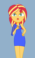 Size: 1200x2000 | Tagged: safe, artist:sapphire, sunset shimmer, equestria girls, alternate clothes, hand on hip, looking at you