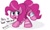 Size: 4000x2428 | Tagged: safe, artist:skylinepony_, pinkie pie, earth pony, pony, g4, clothes, female, mare, simple background, solo, text, white background