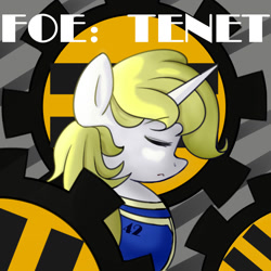 Size: 1024x1024 | Tagged: safe, artist:red river, oc, pony, unicorn, fallout equestria, clothes, female, jumpsuit, mare, vault suit