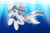 Size: 2998x2001 | Tagged: safe, artist:discorsaurus, oc, oc only, hybrid, merpony, original species, seapony (g4), shark, shark pony, blue eyes, bubble, dorsal fin, female, fins, flowing mane, freckles, high res, looking at you, mare, ocean, open mouth, open smile, request, smiling, solo, swimming, underwater, water