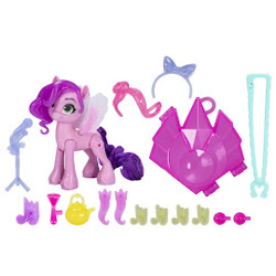 Size: 270x270 | Tagged: safe, pipp petals, pegasus, pony, g5, my little pony: make your mark, official, colored wings, cutie mark magic, gradient wings, hoof to heart, toy, wings