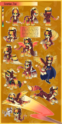 Size: 1580x3167 | Tagged: safe, artist:lupulrafinat, oc, oc only, hybrid, pony, sphinx, anthro, anthro with ponies, clothes, female, flying, grin, hat, reference sheet, smiling, sphinx oc