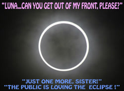 Size: 620x459 | Tagged: safe, dialogue, eclipse, implied princess celestia, implied princess luna, moon, solar eclipse, sun, talking