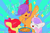 Size: 1800x1200 | Tagged: safe, artist:li-84, apple bloom, scootaloo, sweetie belle, earth pony, pegasus, pony, unicorn, g4, armpits, birthday cake, cake, cutie mark crusaders, female, filly, foal, food, hat, party hat