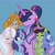 Size: 2048x2048 | Tagged: safe, artist:chelseawest, twilight sparkle, oc, oc:arcturus, oc:azure star, oc:emerald spark, oc:starfire spark, oc:velvet sky, alicorn, pony, unicorn, g4, my little pony: friendship is magic, the last problem, alicorn oc, aunt, aunt and nephew, baby, baby pony, father and child, father and daughter, female, foal, granddaughter, grandmother, grandmother and grandchild, grandmother and granddaughter, grandmother and grandson, grandson, great granddaughter, great grandmother, high res, horn, male, male alicorn, mama twilight, mother and child, mother and daughter, offspring, offspring's offspring, older, older twilight, older twilight sparkle (alicorn), parent:flash sentry, parent:oc:blue belle, parent:oc:emerald spark, parent:oc:golden drops, parent:oc:starfire spark, parent:twilight sparkle, parents:flashlight, parents:oc x oc, petalverse, princess twilight 2.0, siblings, sisters, twilight sparkle (alicorn), wings