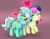 Size: 2885x2265 | Tagged: safe, artist:background basset, bon bon, lyra heartstrings, sweetie drops, earth pony, pony, unicorn, g4, adorabon, cute, daaaaaaaaaaaw, duo, duo female, female, happy, heart, high res, lesbian, lyrabetes, open mouth, open smile, ship:lyrabon, shipping, simple background, smiling