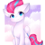 Size: 1500x1500 | Tagged: safe, artist:dddreamdraw, zipp storm, pegasus, pony, g5, adorazipp, blushing, cloud, colored pupils, colored wings, concave belly, cute, female, looking at you, mare, passepartout, sitting, smiling, solo, two toned wings, wings