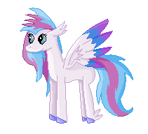 Size: 211x192 | Tagged: safe, artist:glitzerkirby, oc, oc only, hippogriff, hybrid, female, interspecies offspring, magical lesbian spawn, offspring, parent:silverstream, parent:zipp storm, simple background, solo, transparent background