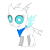Size: 1280x1280 | Tagged: safe, artist:dee-vos, oc, oc only, oc:nyion, changeling, insect, cute, love, reformed, simple background, solo, transparent background, white changeling