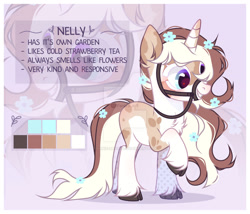 Size: 1280x1098 | Tagged: safe, artist:fenix-artist, oc, oc only, pony, unicorn, bridle, ear fluff, eyelashes, female, horn, mare, raised hoof, smiling, tack, unicorn oc, unshorn fetlocks, zoom layer