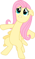 Size: 1873x3203 | Tagged: safe, artist:skie-vinyl, fluttershy, pegasus, pony, g4, .svg available, bipedal, female, mare, simple background, solo, transparent background, vector