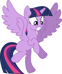 Size: 2247x2668 | Tagged: safe, artist:skie-vinyl, twilight sparkle, alicorn, pony, g4, princess twilight sparkle (episode), .svg available, female, gritted teeth, high res, looking down, mare, simple background, solo, teeth, transparent background, twilight sparkle (alicorn), vector