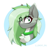 Size: 1600x1536 | Tagged: safe, artist:lunylin, oc, oc only, oc:jade stonesetter, earth pony, pony, abstract background, chest fluff, earth pony oc, eye clipping through hair, jewelry, looking at you, necklace, simple background, solo