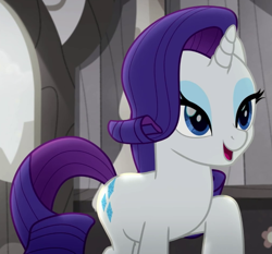 Size: 677x631 | Tagged: safe, screencap, rarity, g4, my little pony: rainbow roadtrip, cropped, solo
