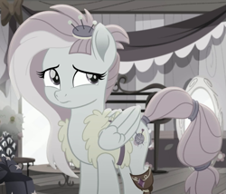 Size: 821x704 | Tagged: safe, screencap, kerfuffle, g4, my little pony: rainbow roadtrip, cropped, desaturated, solo