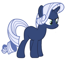 Size: 926x863 | Tagged: safe, artist:foxyfell1337, rarity, original species, pony, umbra pony, g4, race swap, simple background, solo, transparent background