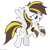 Size: 2449x2449 | Tagged: safe, artist:suramii, oc, oc:ruffian, pegasus, pony, clothes, female, high res, mare, shirt, simple background, solo, transparent background