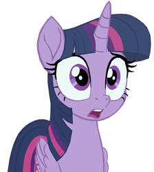Size: 1280x1427 | Tagged: safe, artist:benpictures1, twilight sparkle, alicorn, pony, g4, my little pony: the movie, cute, female, inkscape, mare, open mouth, shocked, shocked expression, simple background, solo, transparent background, twiabetes, twilight sparkle (alicorn), vector