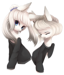 Size: 1083x1261 | Tagged: safe, artist:dammmnation, oc, oc only, earth pony, pony, clothes, earth pony oc, eyes closed, female, mare, siblings, simple background, transparent background, twins
