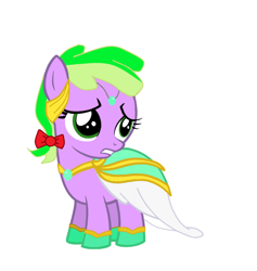 Size: 784x826 | Tagged: safe, artist:swiftgaiathebrony, spike, pony, g4, clothes, dress, gala dress, ponified, ponified spike, simple background, solo, species swap, white background