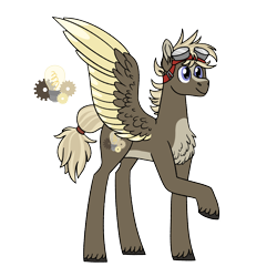 Size: 4000x4000 | Tagged: safe, artist:queenderpyturtle, oc, pegasus, pony, absurd resolution, goggles, male, simple background, solo, stallion, transparent background