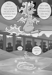 Size: 790x1131 | Tagged: safe, artist:vavacung, tianhuo (tfh), dragon, hybrid, longma, comic:crossover story, comic:crossover story 3, them's fightin' herds, community related, crossover, female, solo