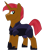 Size: 1586x1814 | Tagged: safe, artist:dilfistic, oc, oc only, pony, unicorn, armor, hoof shoes, horn, male, offspring, parent:sunburst, parent:tempest shadow, parents:tempestburst, simple background, solo, stallion, transparent background, unicorn oc