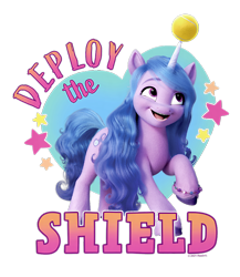 Size: 650x750 | Tagged: safe, izzy moonbow, pony, unicorn, g5, my little pony: a new generation, official, ball, cropped, design, female, heart, izzy's tennis ball, mare, merchandise, shirt design, simple background, solo, stars, stock render, tennis ball, text, transparent background