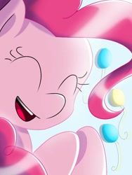 Size: 768x1024 | Tagged: artist needed, source needed, safe, pinkie pie, earth pony, pony, g4, balloon, female, solo