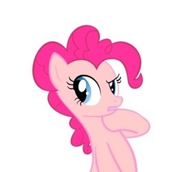 Size: 2449x2449 | Tagged: safe, artist:mr-loco-moto, pinkie pie, earth pony, pony, g4, female, high res, mare, simple background, solo, transparent background, vector