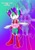 Size: 1423x2048 | Tagged: safe, alternate version, artist:gracie, oc, oc only, oc:crescent star, crystal pony, crystal unicorn, unicorn, anthro, crossdressing, femboy, male, mobian, sailor moon, sailor scout, simple background, sissy