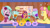 Size: 3410x1920 | Tagged: safe, screencap, dahlia, posey bloom, sunny starscout, earth pony, pony, g5, maretime bay day 2.0, my little pony: tell your tale, spoiler:g5, spoiler:my little pony: tell your tale, banana, blender (object), female, food, fruit, high res, mane stripe sunny, mangosteen, mare, open mouth, pineapple, smoothie, sunny starscout is not amused, trio, unamused