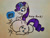 Size: 1280x960 | Tagged: safe, artist:eternaljonathan, rarity, pony, g4, butt, plot, preggity, pregnant, rearity, traditional art, whiteboard