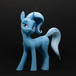 Size: 1500x1500 | Tagged: safe, artist:shydale, trixie, pony, unicorn, 3d print, female, figurine, smug, solo