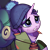 Size: 2000x2000 | Tagged: safe, artist:taneysha, starlight glimmer, pony, unicorn, collaboration:choose your starlight, the mean 6, backpack, bag, camping outfit, collaboration, cute, female, hat, high res, lantern, messy mane, sad, saddle bag, sadlight glimmer, sadorable, scene interpretation, simple background, solo, transparent background