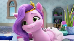 Size: 2252x1262 | Tagged: safe, screencap, pipp petals, pegasus, g5, my little pony: make your mark, spoiler:g5, cute, smiling, solo