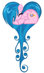 Size: 469x779 | Tagged: safe, artist:bamboodog, oc, oc only, oc:berry blast, pegasus, pony, female, heart pony, mare, simple background, solo, transparent background