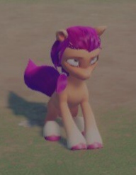 Size: 192x247 | Tagged: safe, sunny starscout, earth pony, pony, g5, my little pony: a maretime bay adventure, female, game screencap, mare, solo