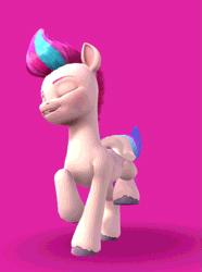 Size: 751x1011 | Tagged: safe, screencap, zipp storm, pegasus, pony, g5, my little pony: a maretime bay adventure, adorazipp, animated, cute, dancing, female, game screencap, gif, i watch it for the ears, loop, mare, perfect loop, solo