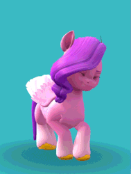 Size: 643x852 | Tagged: safe, screencap, pipp petals, pegasus, pony, g5, my little pony: a maretime bay adventure, adorapipp, animated, cute, dancing, female, game, game screencap, gif, loop, mare, perfect loop, solo