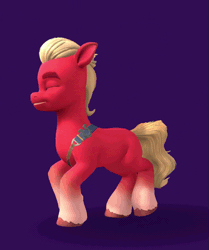 Size: 831x993 | Tagged: safe, sprout cloverleaf, earth pony, pony, g5, my little pony: a maretime bay adventure, animated, cute, dancing, game screencap, gif, loop, male, perfect loop, solo, sproutbetes, stallion